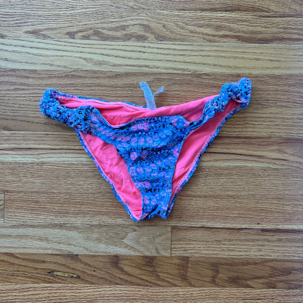 Blue and Pink Bikini Bottom